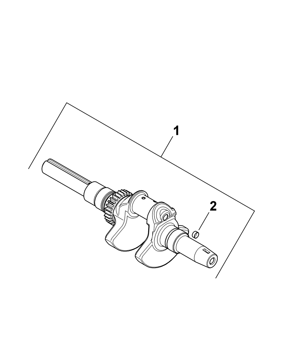 Efi Engine Crankshaft Diagram and Parts List for 465 4X4-EFI-1H318G-Before-37AMD710 Cub Cadet Lawn Tractor Accessories